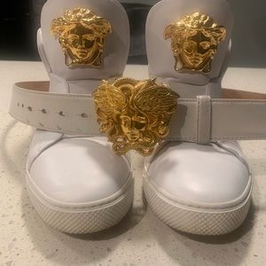 Versace Sneakers & Versace Belt
